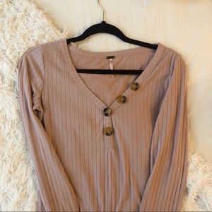 Pink Long Sleeve Top